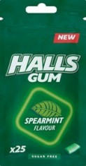 HALLS GUM SPEARMINT 36,5G