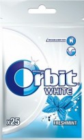 ORBIT WHITE FRESHMINT 25SZT TOR.35G